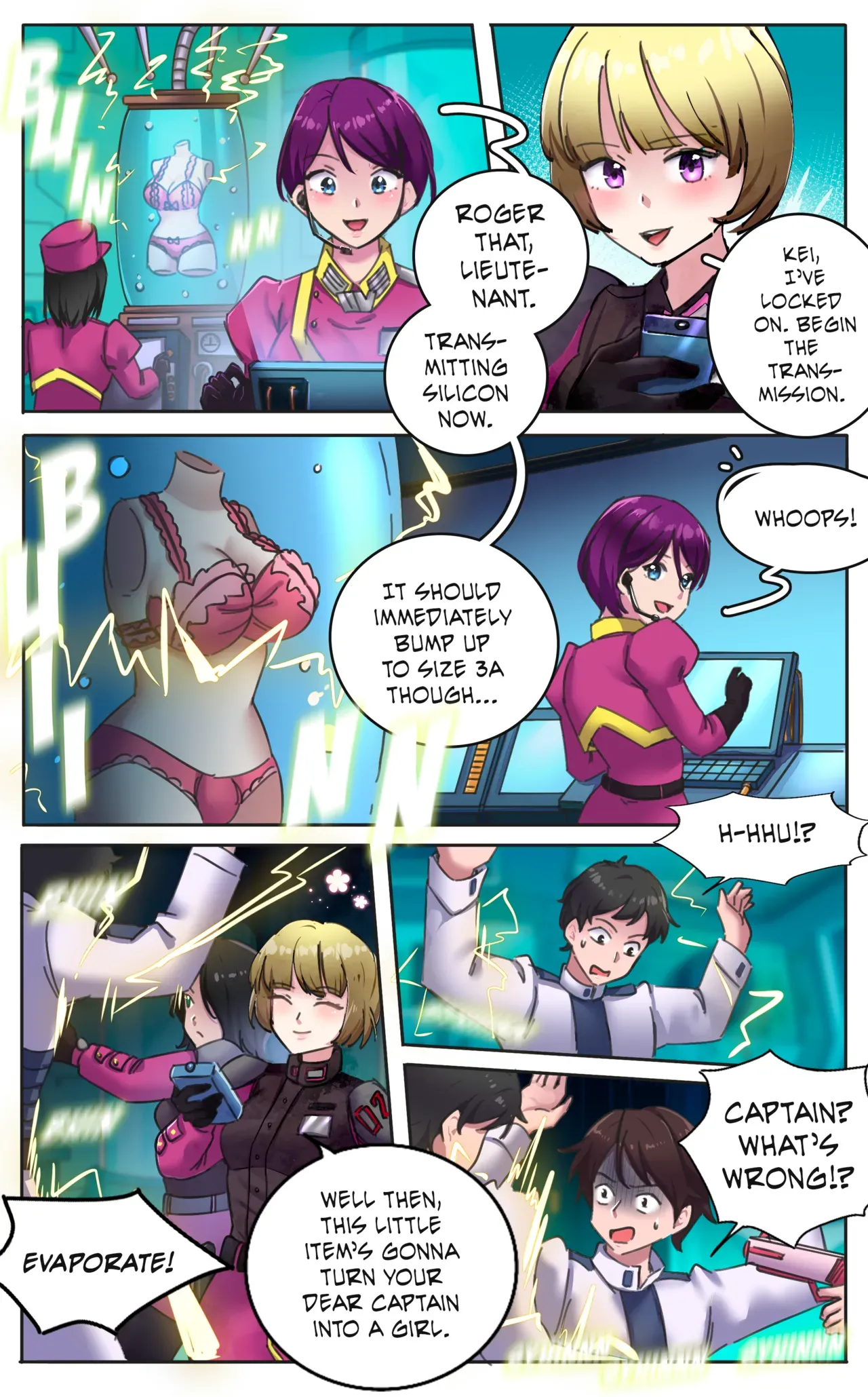 [MeowWithMe & Milda007] Female Clothing Vaporization of Shame - Page 5