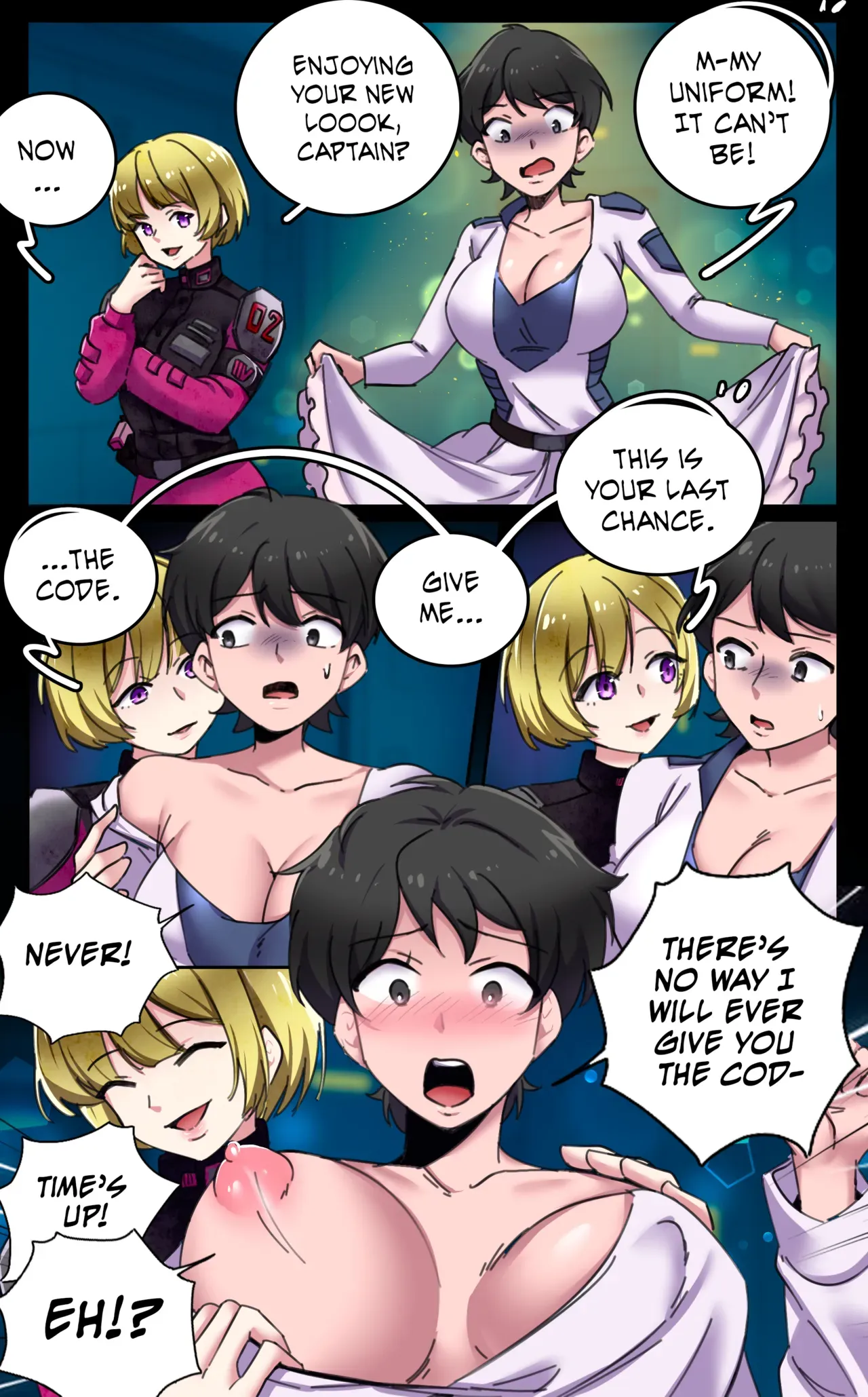 [MeowWithMe & Milda007] Female Clothing Vaporization of Shame - Page 8