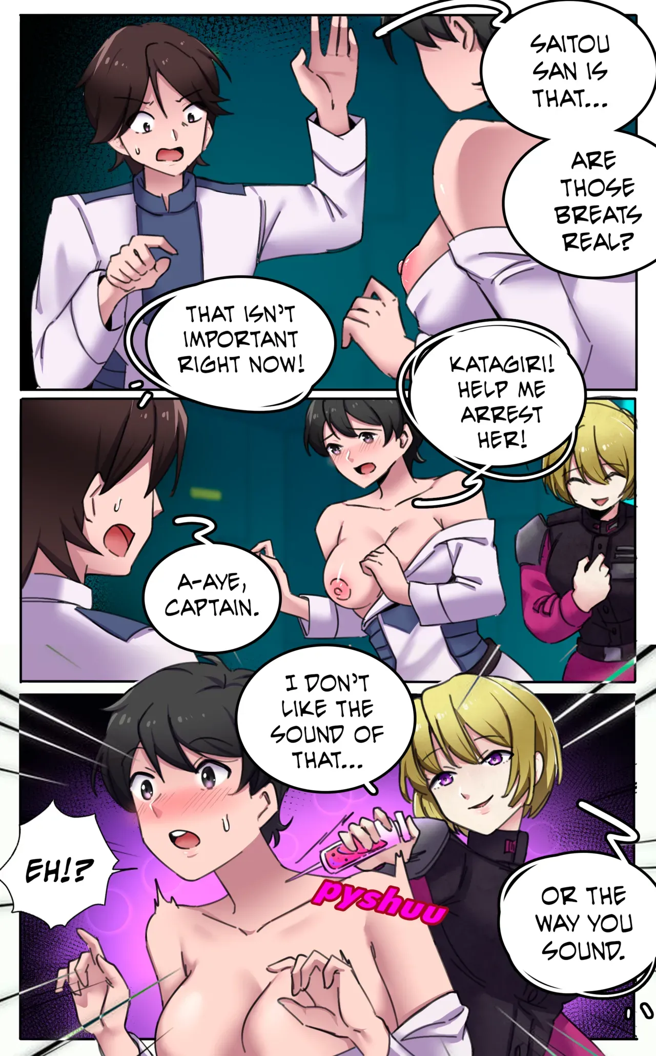 [MeowWithMe & Milda007] Female Clothing Vaporization of Shame - Page 9