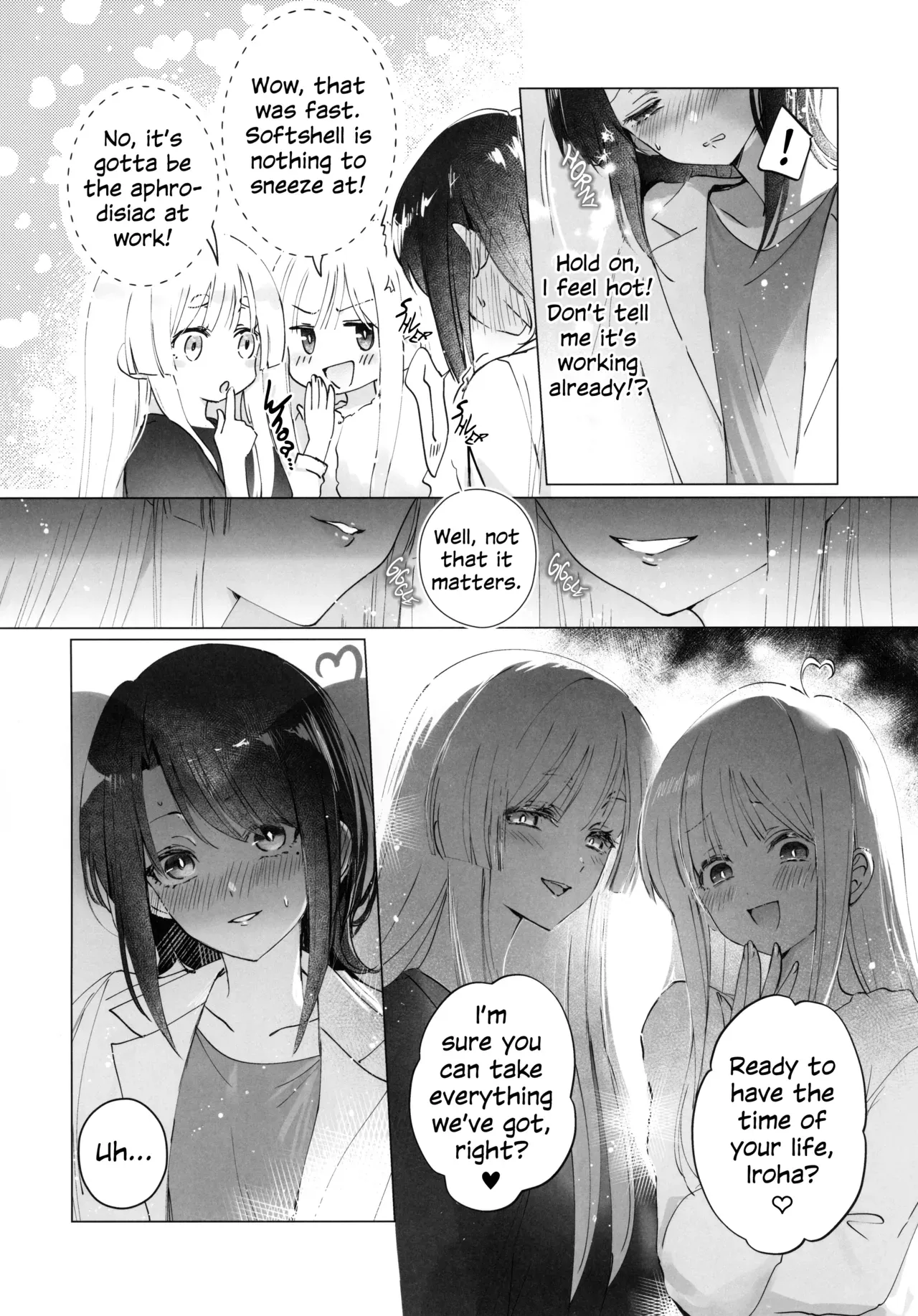 (Tsukuyomi Square) [umaura. (Rube)] Futari Douji nante Muri Muri! (※Muri ja Nakatta!?) | There's No Freaking Way I'll Be in a Threesome! Unless... (Chou Kaguya-hime!) [English] - Page 4