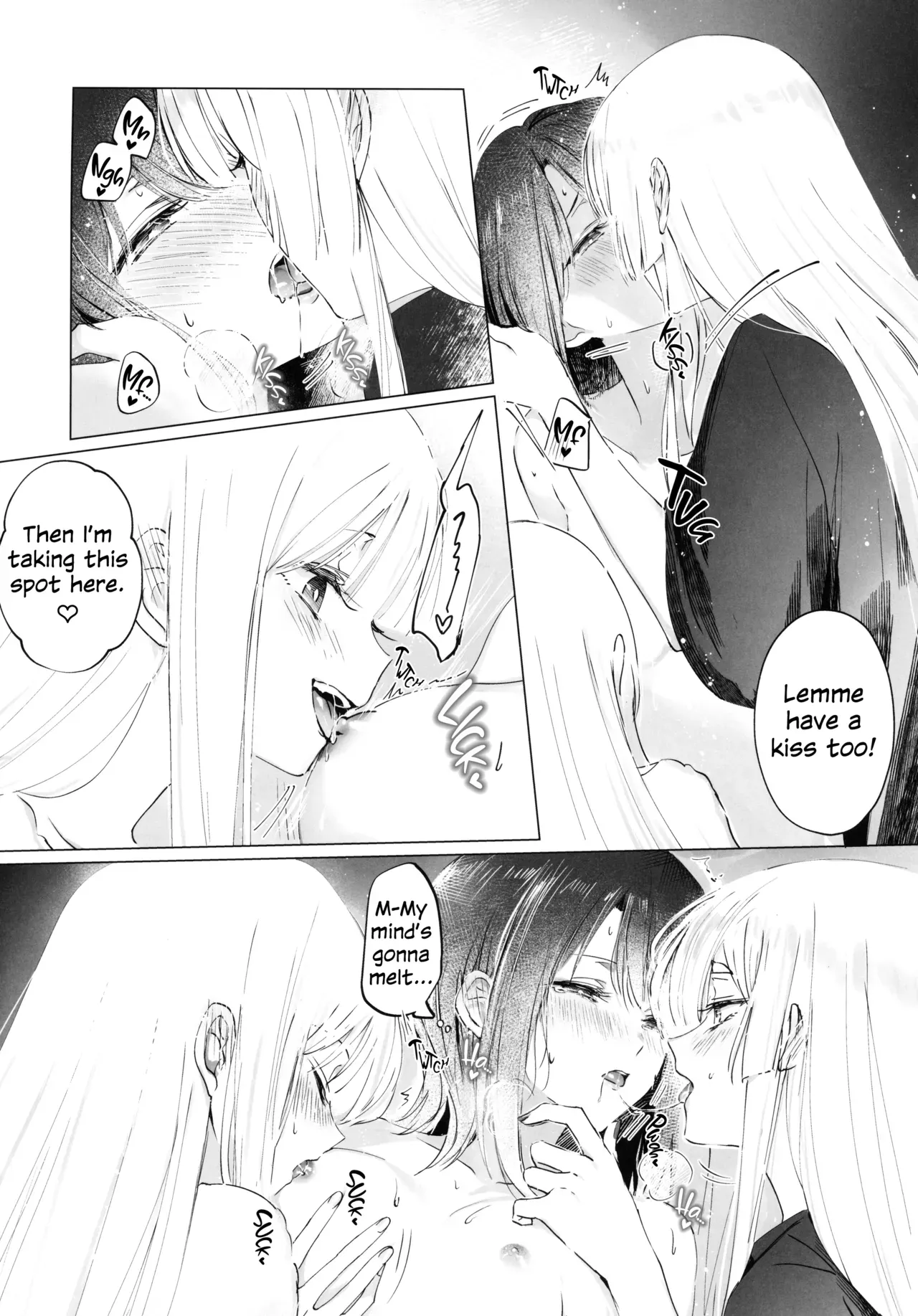 (Tsukuyomi Square) [umaura. (Rube)] Futari Douji nante Muri Muri! (※Muri ja Nakatta!?) | There's No Freaking Way I'll Be in a Threesome! Unless... (Chou Kaguya-hime!) [English] - Page 7