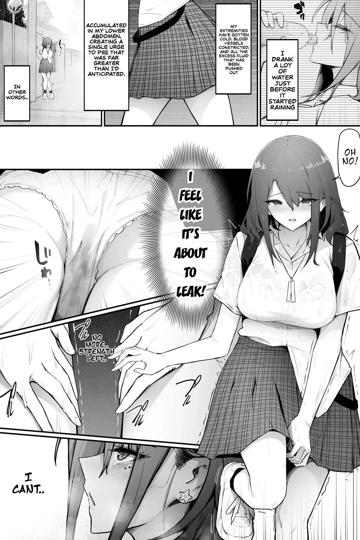 [Cocomachi] Holding in my pee while sheltering from the rain - Page 4