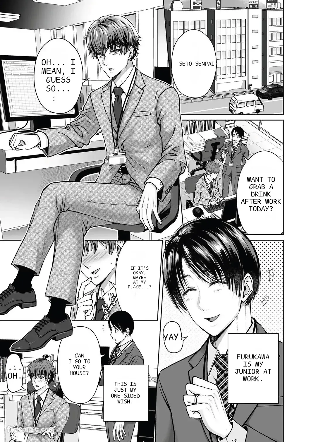 [Tamai Moko] Nonke Kōhai wa Yome ni Ienai Himitsu ga Aru | My Straight Junior Colleague has a Secret He Can't Tell His Wife - Page 2