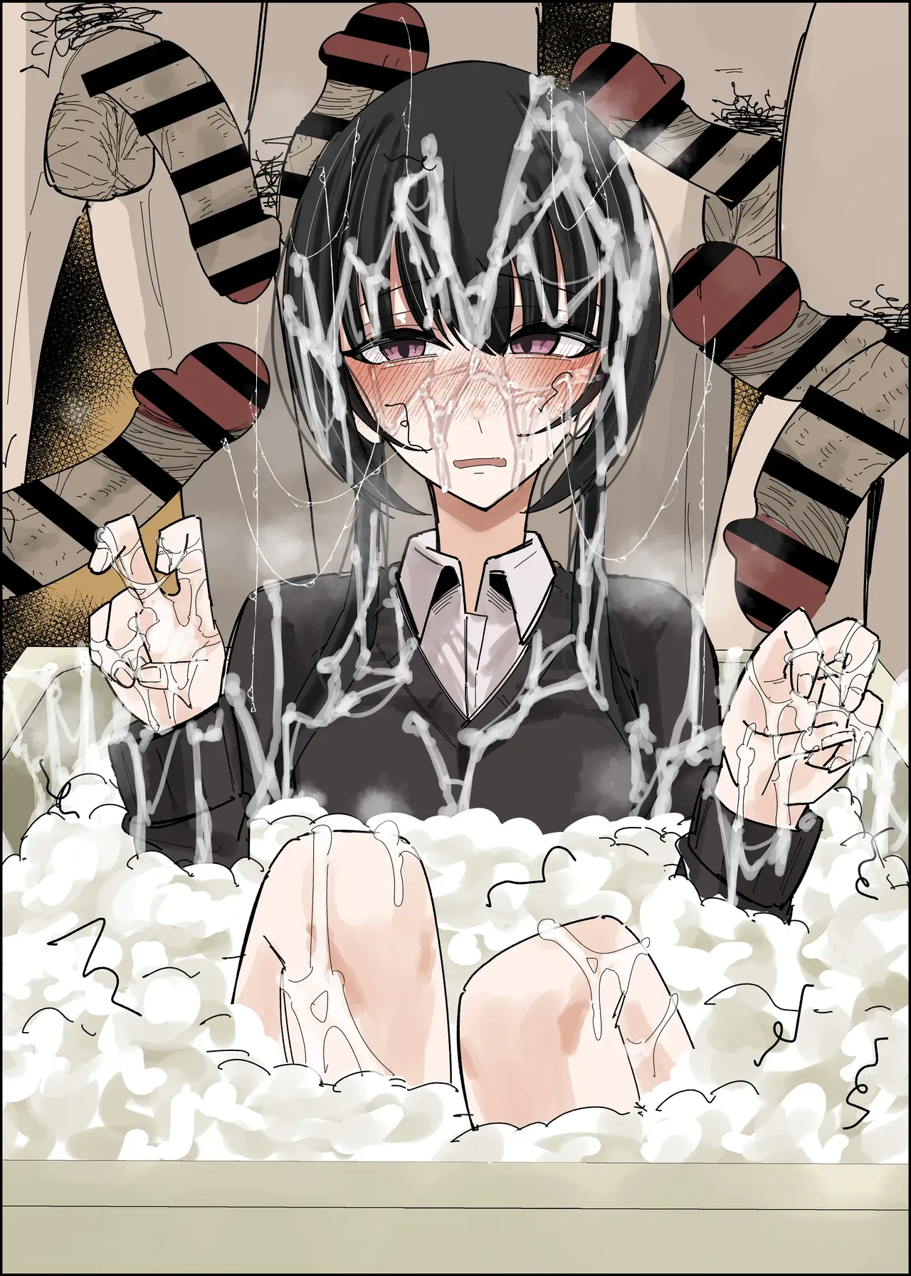 [Fuaku Yuu (Yufuck)] Bukkake Off Kai Sanka Kibou ~Otomari Hen Ippaku me~ [English] [MTL] - Page 2