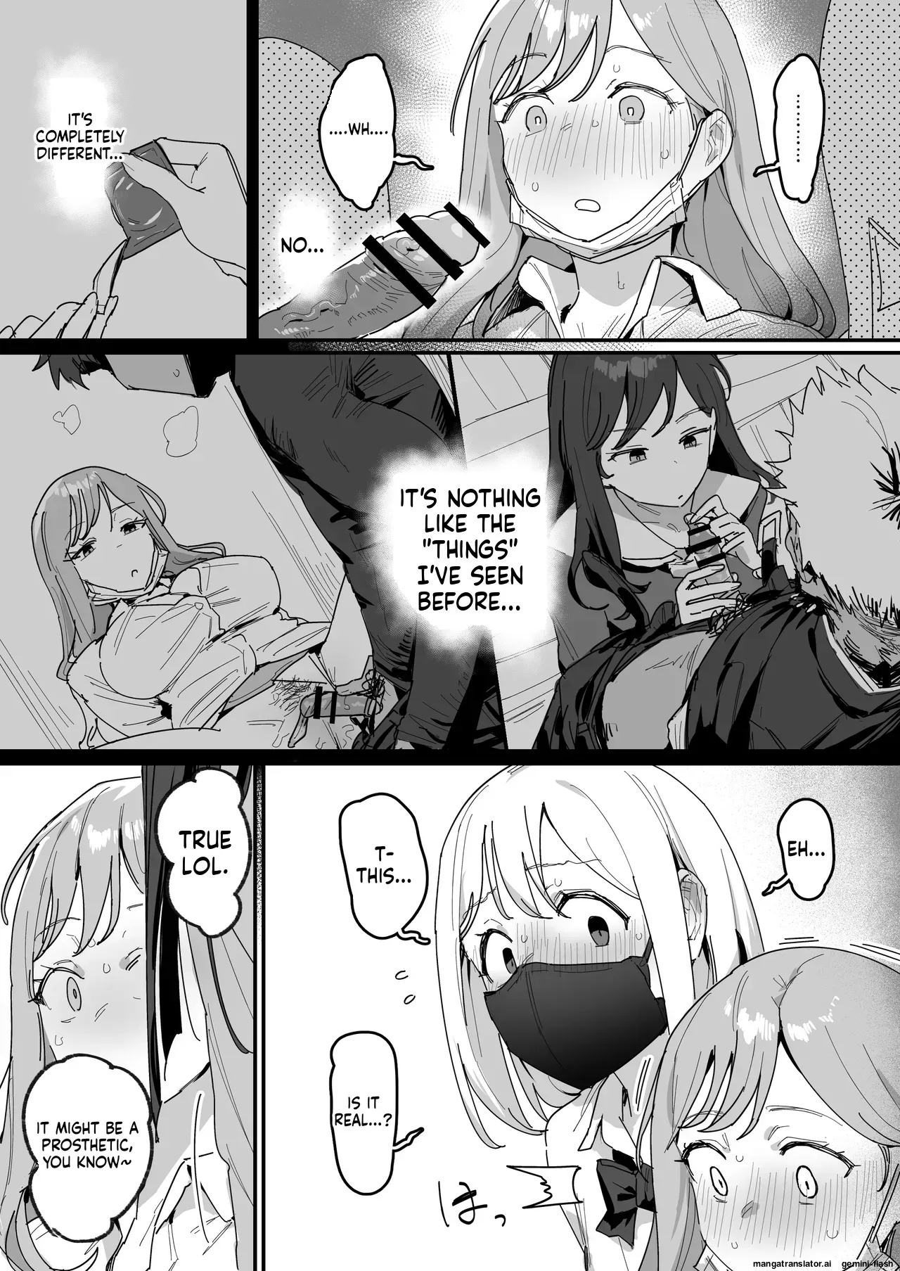 [ie Kenkyuushitsu (ie)] 3 Gal ~Choukyokon Otaku-kun no Nakadashi SEX de Meromero ni Sarechau Gal 3-nin-gumi no Hanashi~ [English] [MTL] - Page 9