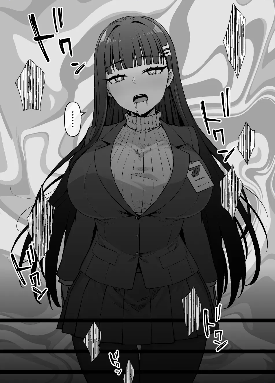 [Kusayarou] Blue Archive MC Tsukatsuki Rio ga Maso Mesu Bitch ni Otosare Omanko Gakuen ni Tenkou suru Manga 9P (Blue Archive) [English] - Page 2