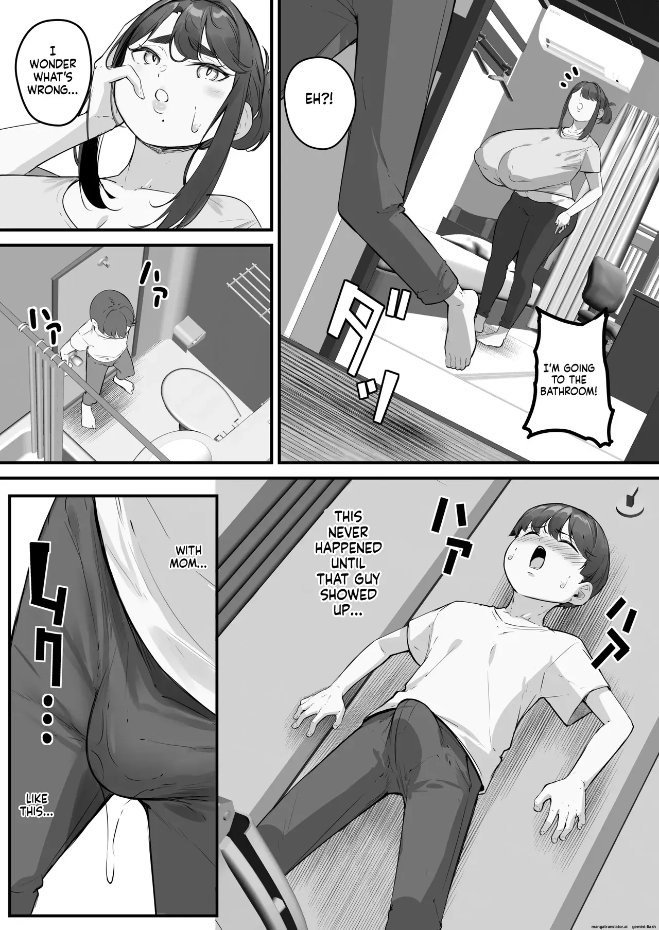 Chara Otoko ni Netorareru Tare Deka Nagachichi Kaa-san 2 _ The Busty Mom with Long, Sagging Breasts Gets Seduced by a Playboy - Part 2 - Page 6
