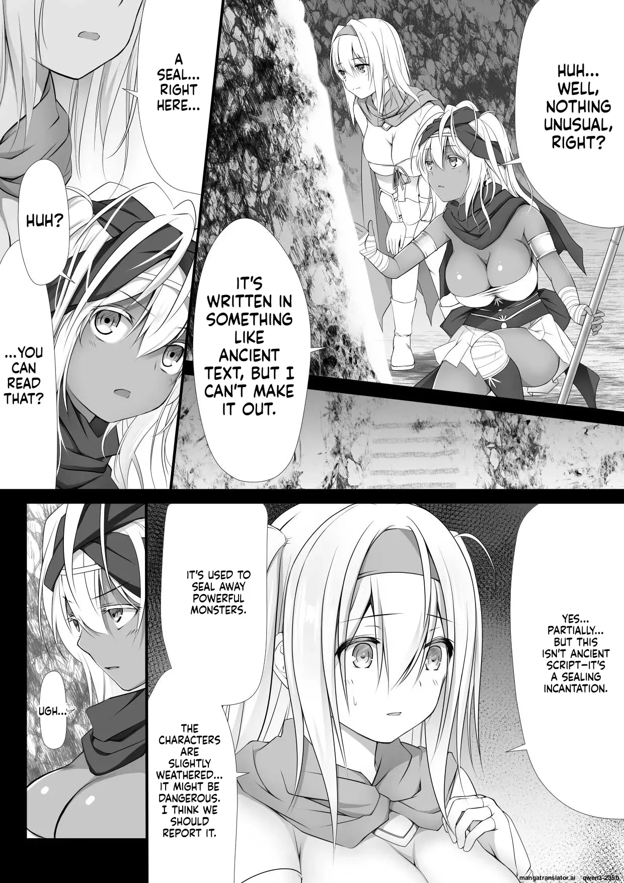 [Black Cocoon (Kuromayu)] Jutai no Kenshi-tachi | Swordsmen of the Cursed Womb [English] [SCANMTL] - Page 6