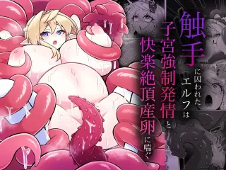[Moto no Hondana (Moto)] Shokushu ni torawareta erufu wa shikyuu kyou○hatsujou to kairaku zecchou sanran ni aegu [Digital] (SCANMTL) cover