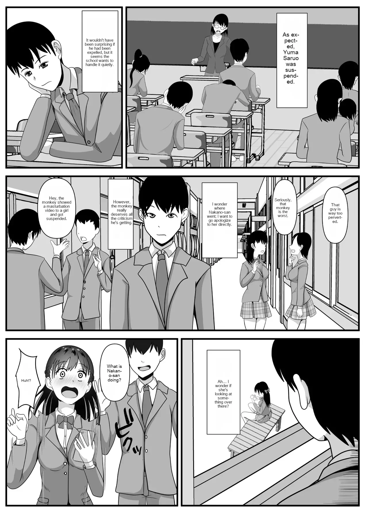 [Kemusi no Bansan Kai] Suki na Joshi ga Hentai Yuujin ni Kuwareta [English] [MTL] - Page 10
