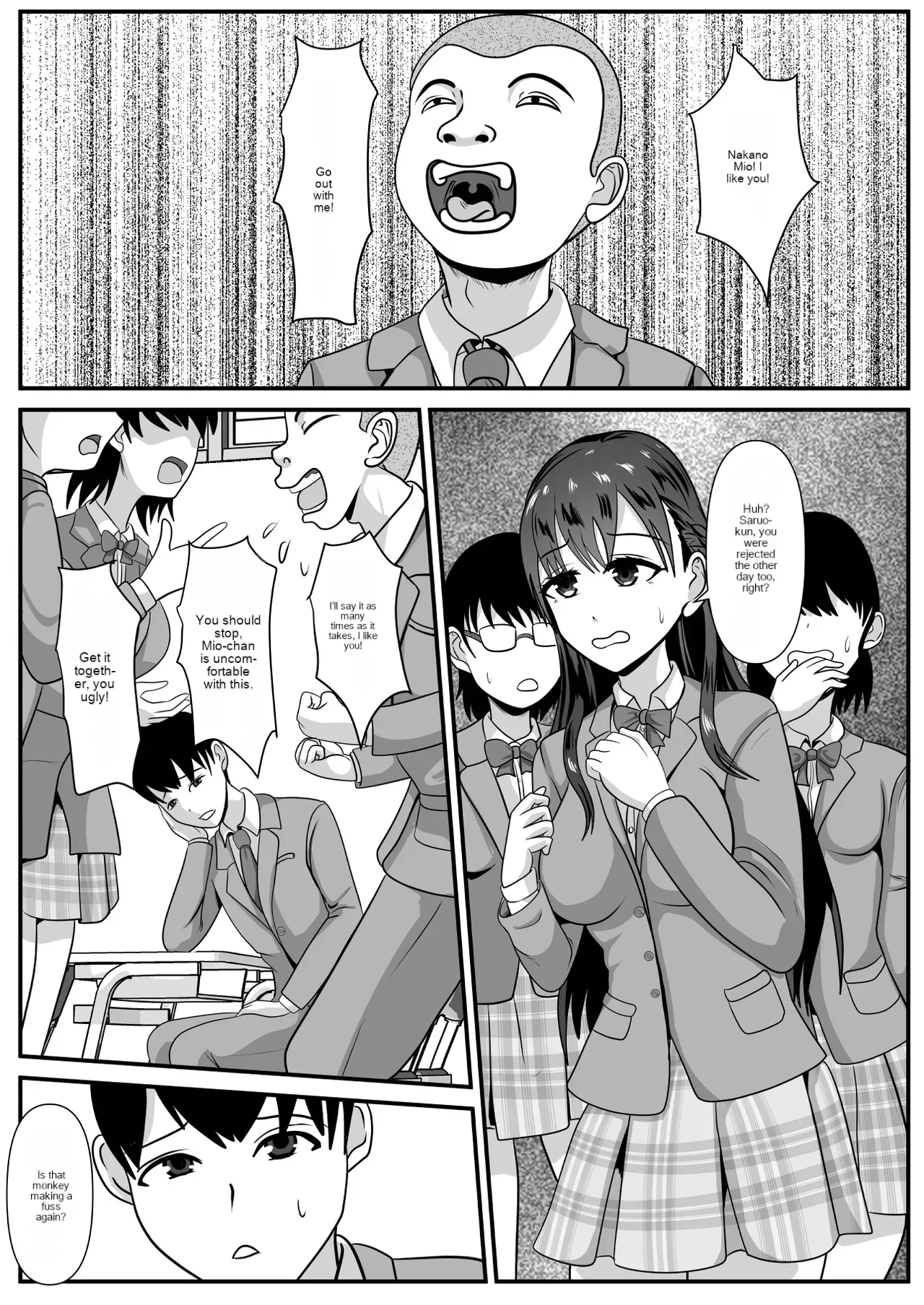[Kemusi no Bansan Kai] Suki na Joshi ga Hentai Yuujin ni Kuwareta [English] [MTL] - Page 2