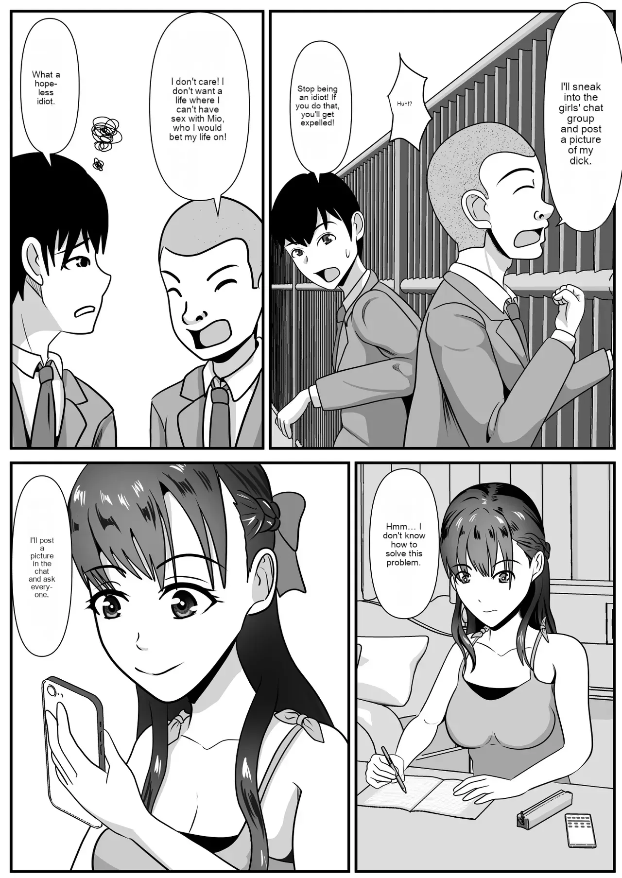[Kemusi no Bansan Kai] Suki na Joshi ga Hentai Yuujin ni Kuwareta [English] [MTL] - Page 5