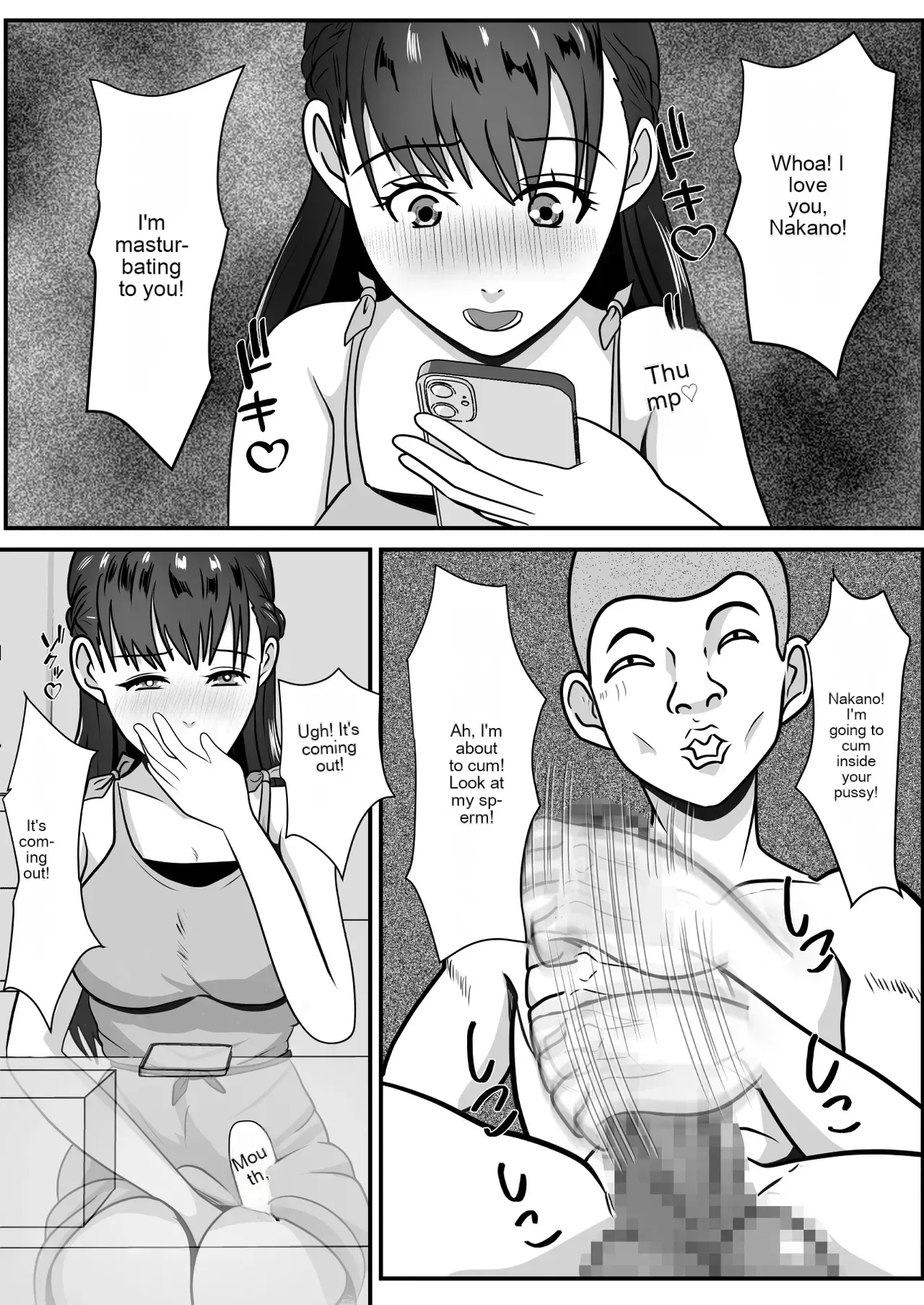 [Kemusi no Bansan Kai] Suki na Joshi ga Hentai Yuujin ni Kuwareta [English] [MTL] - Page 9