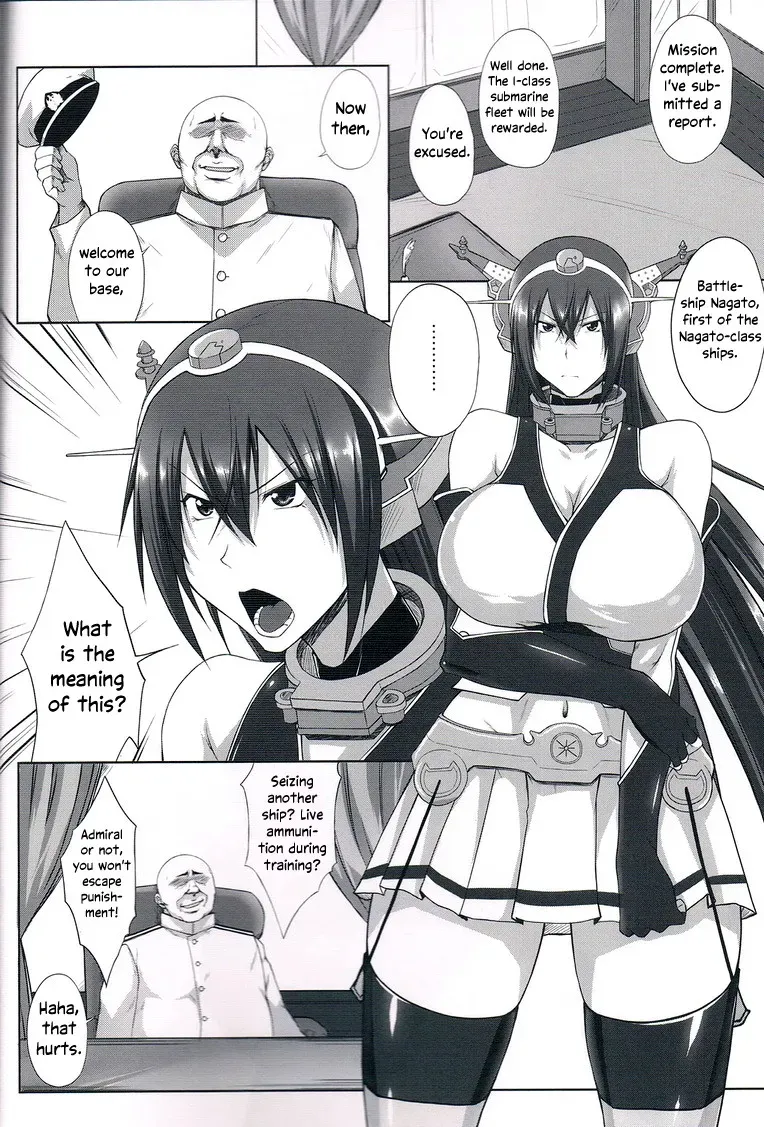 (C85) [Kikuya (Kimura Naoki)] Senkan Nagato Inranka Kaishuu | Battleship Nagato's Naughty Refitting (Kantai Collection) [English] [EHCOVE] - Page 3