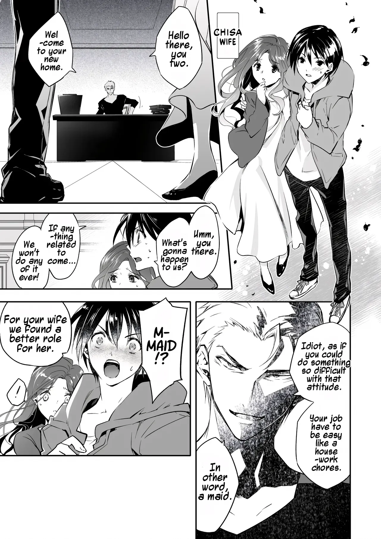 [Chijoku An (Cardinal)] Mesu Ochi no Kashaku ~Tsuma o Netotta Otoko no Seitenka Maid ni Sareta Seinen~ | A Fallen Woman's Remorse ~A Young Man Turned Into a Sex-Changed Maid by the Man Who Stole His Wife~ [English] [Maika] - Page 4