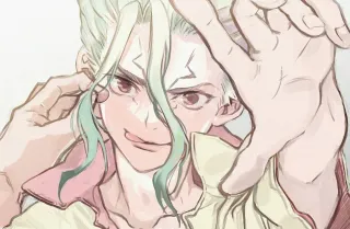 [momoirohory] TsukaSen Log (Dr.STONE) cover
