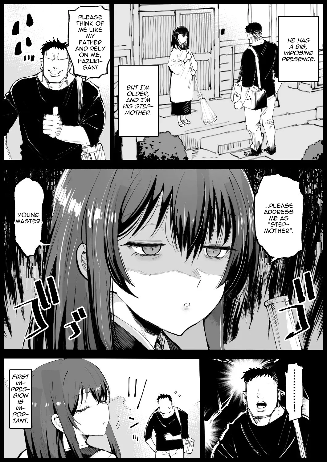 [Eromazun (Ma-kurou)] Kyonyuu na Gibo, Nyuuyoku Chuu [English] - Page 4