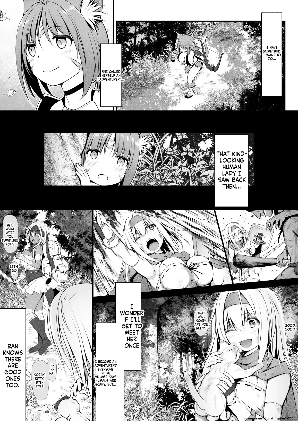 [Black Cocoon (Kuromayu)] Neko Karyuudo-chan wa Boukensha ni Akogareru (SCANMTL) - Page 6