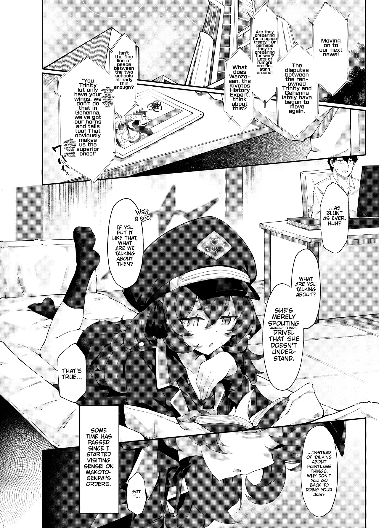 [Damenahidou (Damenahito)] Iroha Nioedo Yoi Shireba... | Even the Blossoming Flowers Once Intoxicated... (Blue Archive) [Digital] [English] [Thighs] - Page 3