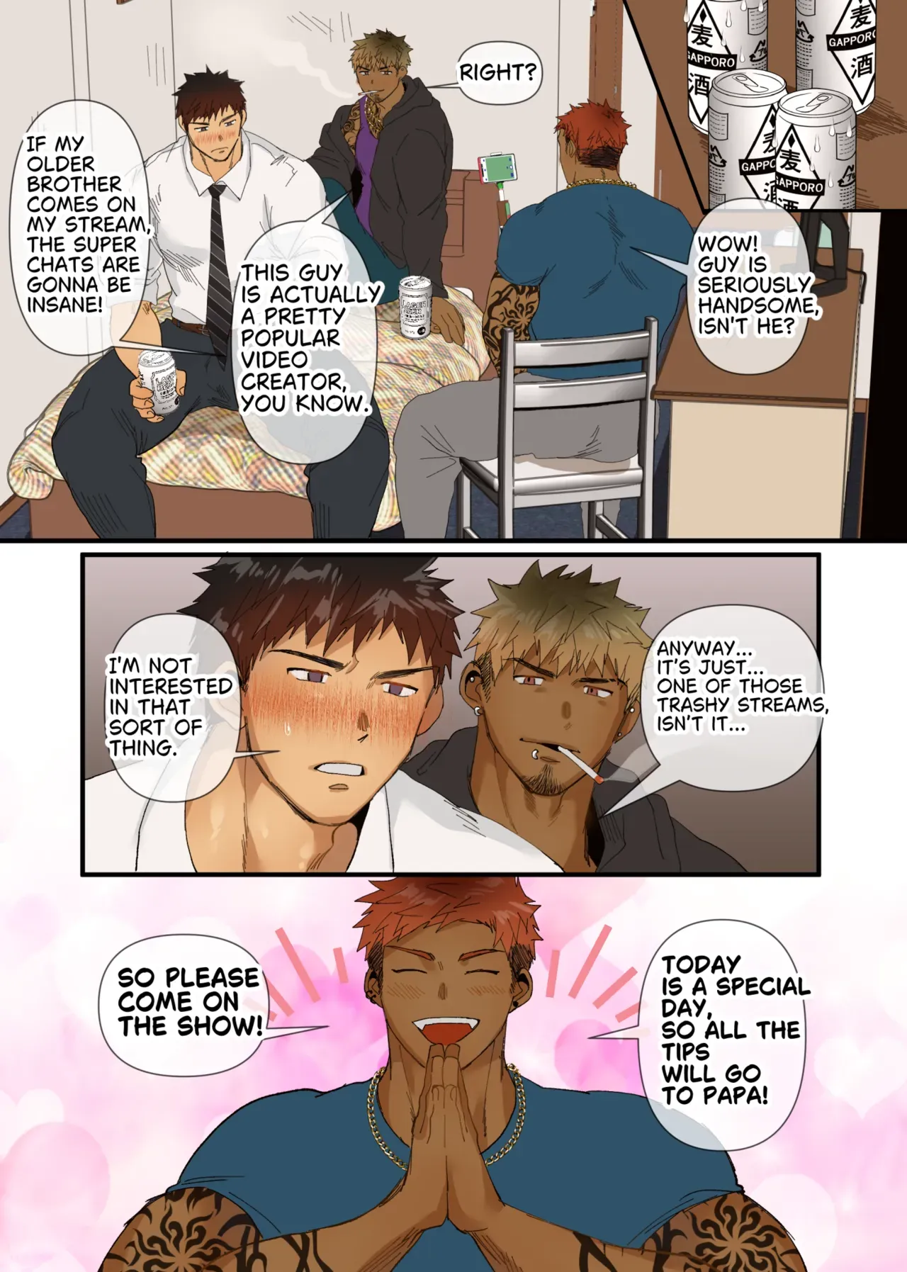 [Suikanotane (Hashikure Tarou)] [Infidelity] A Threesome with a Married Dad and a Playboy  [en] - Page 4