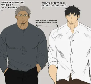 [Suikanotane (Hashikure Tarou)] Dad × Dad Reunion at the Class Reunion [en] cover