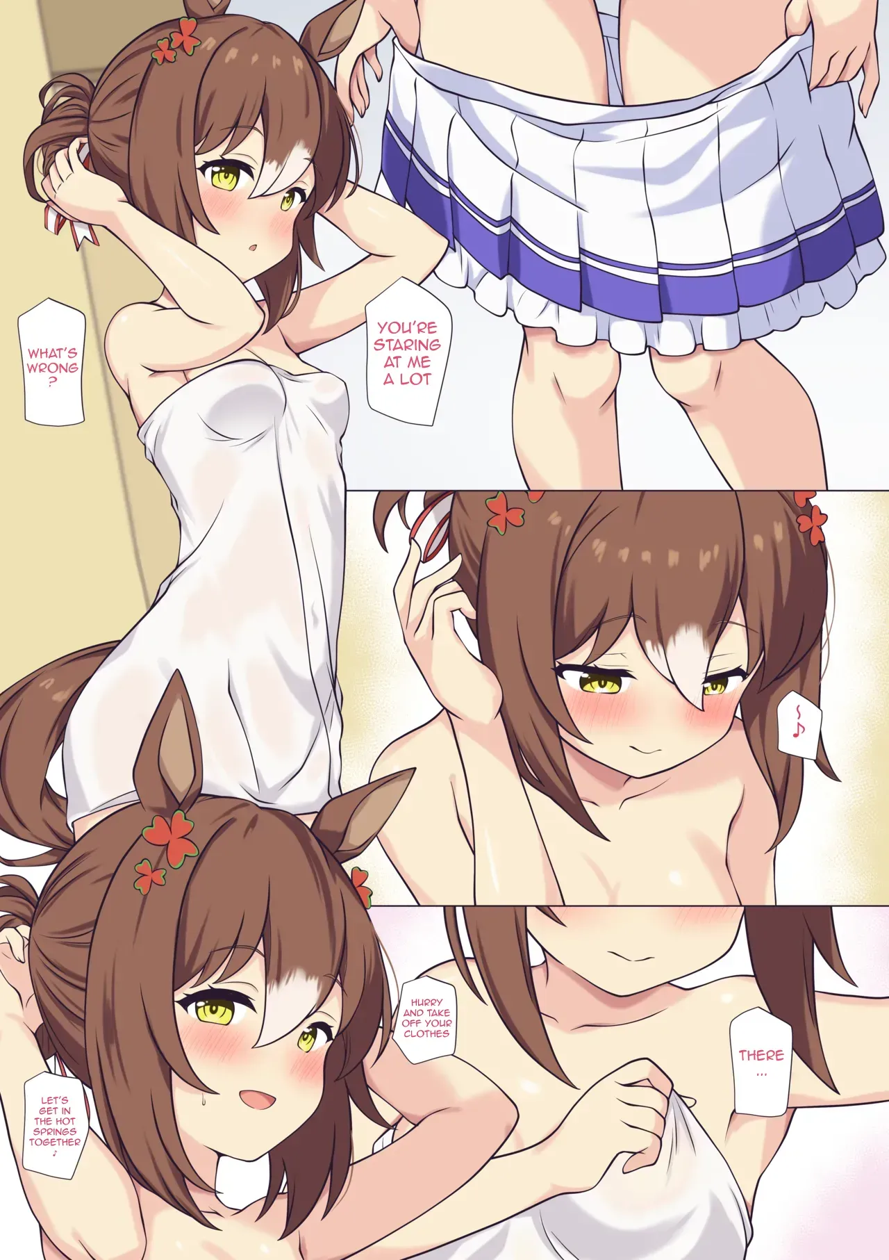 [Feeri] Fine no Onsen Gohoushi♡ | Fine's Hot Spring Service♡ (Uma Musume Pretty Derby) [Uncensored] [English] - Page 2