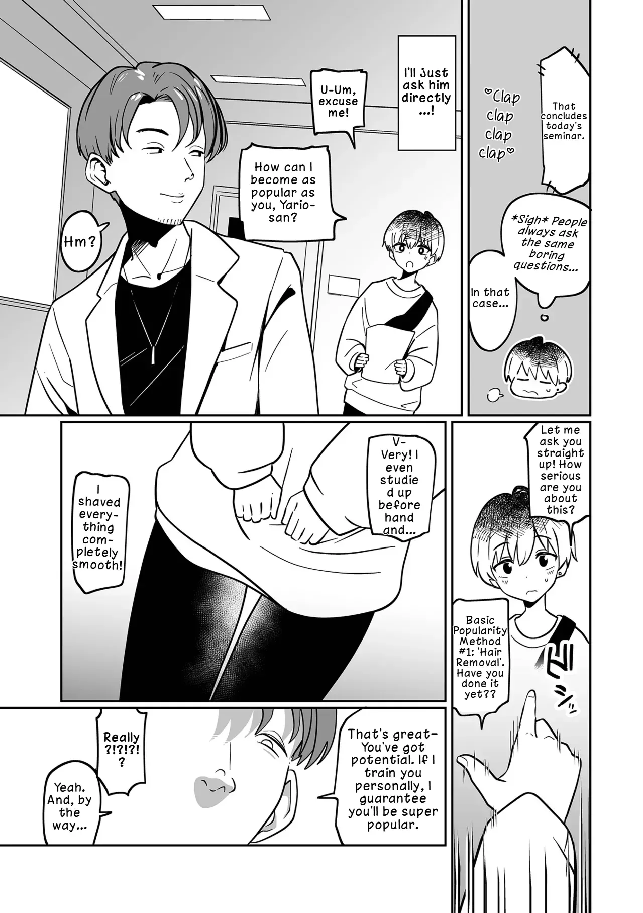 [Garasu Hokou] Moteru Otoko ni Naritain desu! | I Want to Be a Popular Guy! (Web Otoko no Ko-llection! S Vol. 103) [English] [LKK•Scans] [Digital] - Page 2
