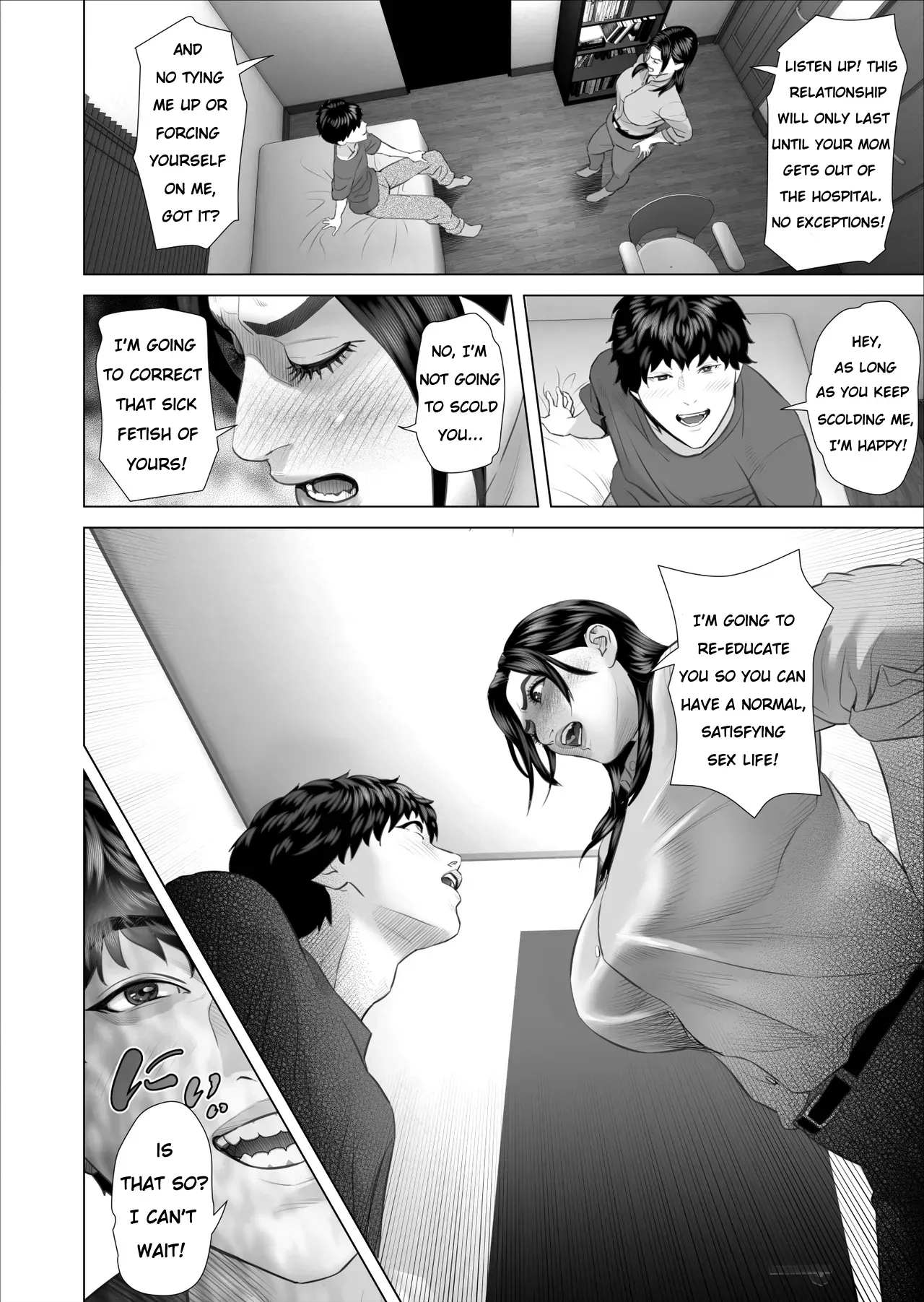 [Hy-dou (Hyji)] Kinjo Yuuwaku Shiro Soubi Oba-san no Himeta,,, 3 - Saikyouiku Hen | Neighborhood Seduction White Rose - The Aunt's Secret 3 - Re-education Arc [English] - Page 10
