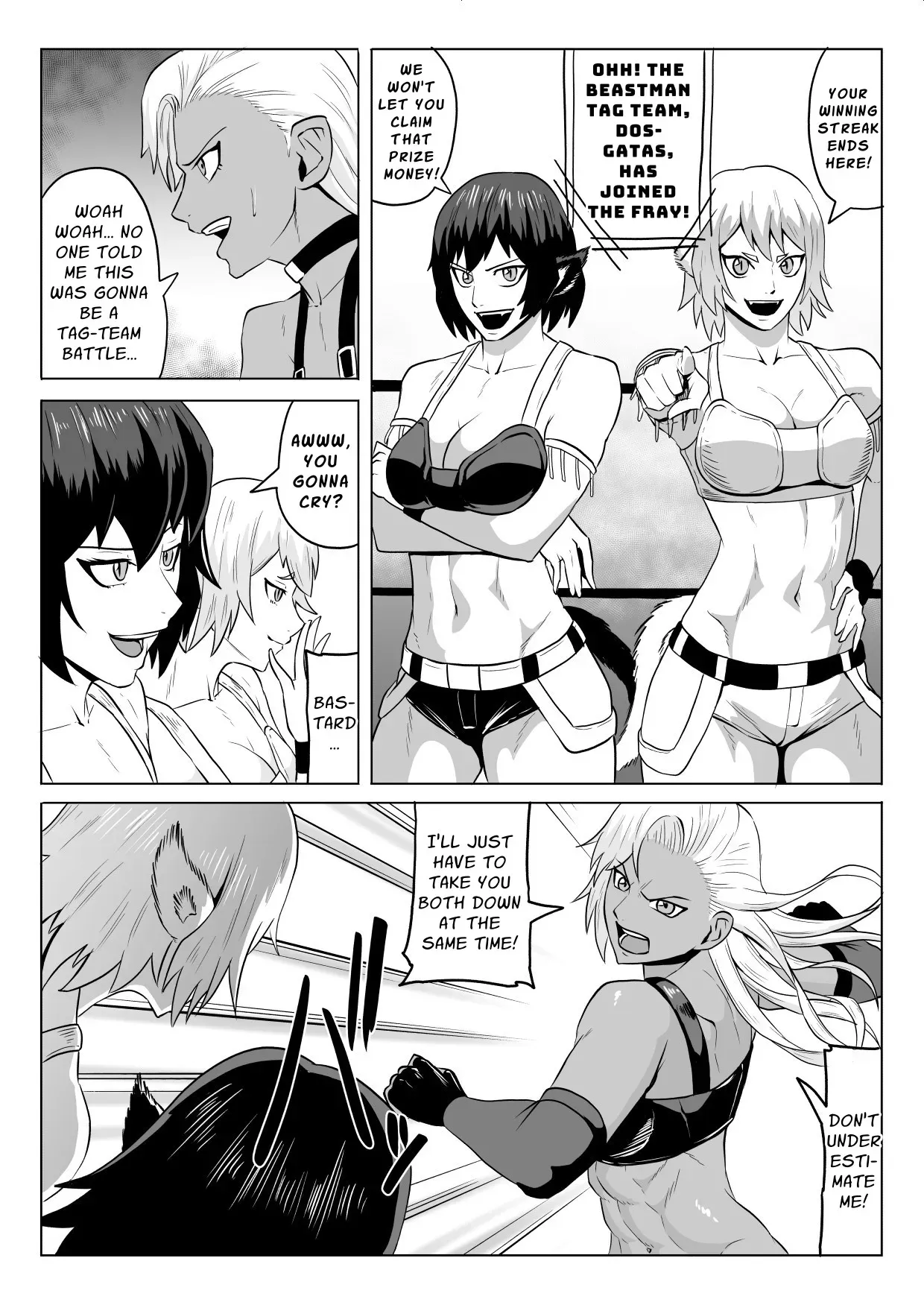 [Haru Tanuki-ya] Golden Wolf Luna Kutsujoku ProWres 1 | Golden Wolf Luna: Humiliating Pro Wresting 1 [English] [ApricotJam] - Page 10