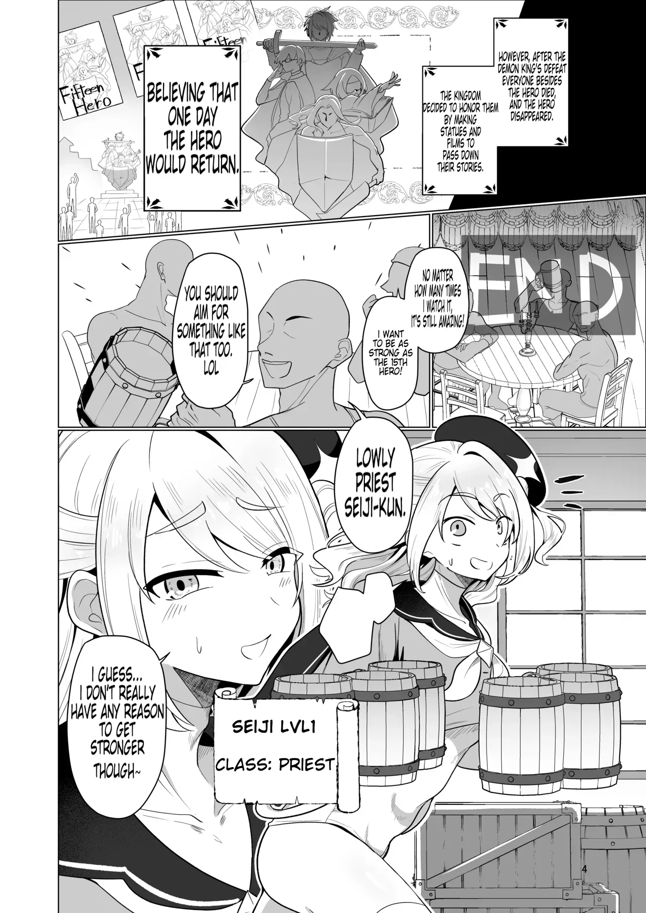[Nanami no Tabi (Oniru)] Moto Saikyou Yuusha no Fushidara na Inkyo Seikatsu / The Lewd and Indecent Sex Life of the Former Greatest Hero [MTL] - Page 4