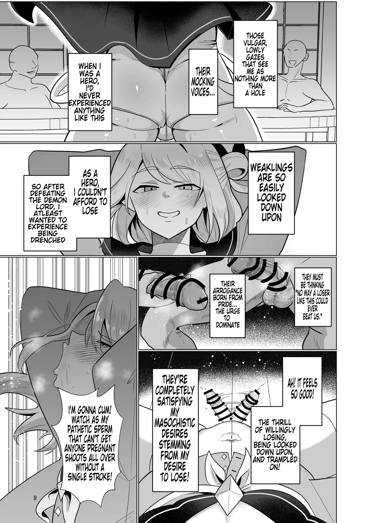 [Nanami no Tabi (Oniru)] Moto Saikyou Yuusha no Fushidara na Inkyo Seikatsu / The Lewd and Indecent Sex Life of the Former Greatest Hero [MTL] - Page 9