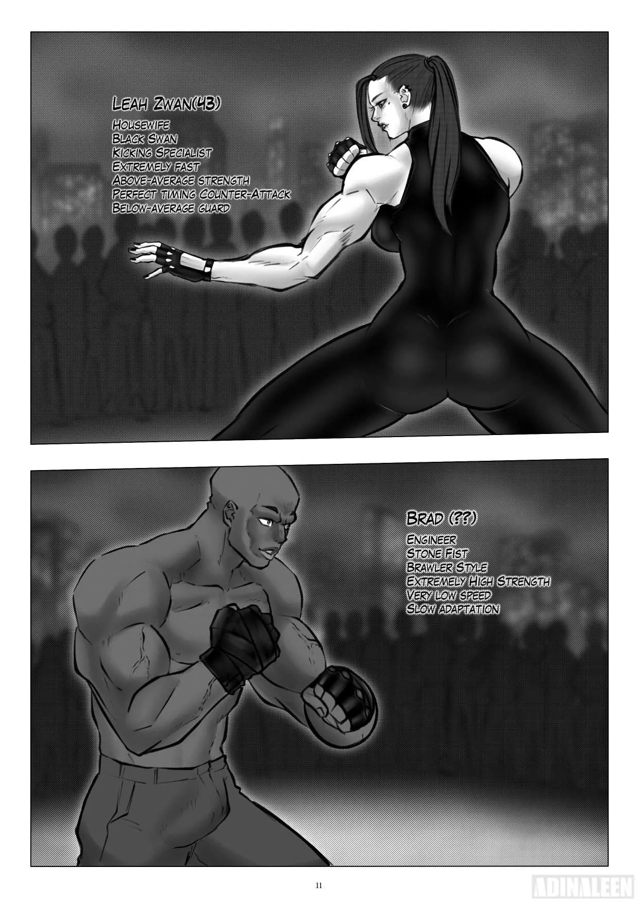[Adinaleen] A Beautiful Housewife Who Sneaks Out in the Middle of the Night to Join An Illegal Underground Fight Club [ongoing] - Page 10
