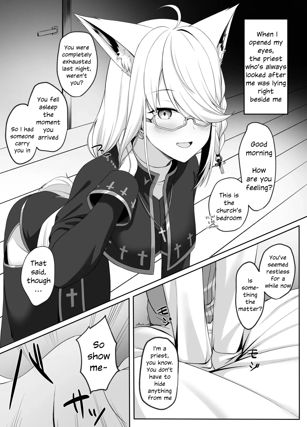 [Shirase Yui] Shinpu FBK-chan to Ecchi Suru Manga | Secret Affairs with a Priest (Shirakami Fubuki) [English] [White Witch] [Digital] - Page 2
