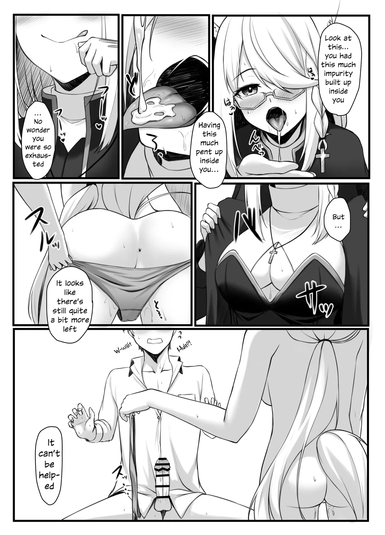 [Shirase Yui] Shinpu FBK-chan to Ecchi Suru Manga | Secret Affairs with a Priest (Shirakami Fubuki) [English] [White Witch] [Digital] - Page 7
