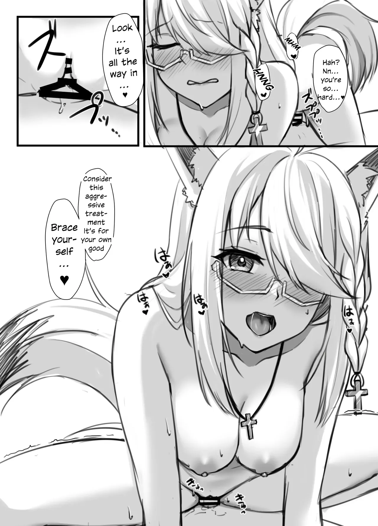 [Shirase Yui] Shinpu FBK-chan to Ecchi Suru Manga | Secret Affairs with a Priest (Shirakami Fubuki) [English] [White Witch] [Digital] - Page 9