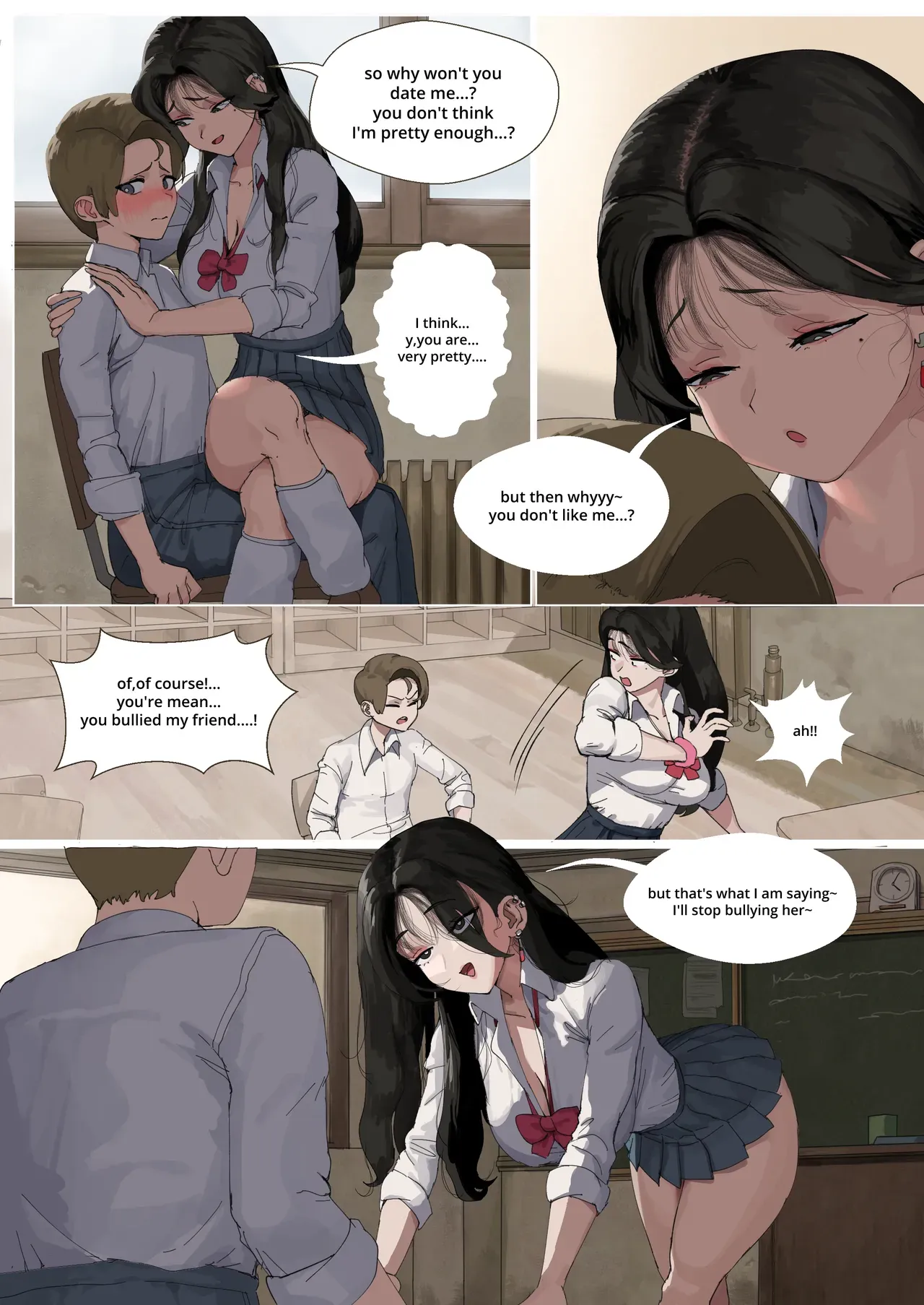 [wjs07] Gyaru Bully Reverse NTR [English] [ongoing] - Page 8