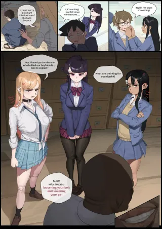 [wjs07] Kitagawa, Komi & Nagatoro BLACKED (various) cover
