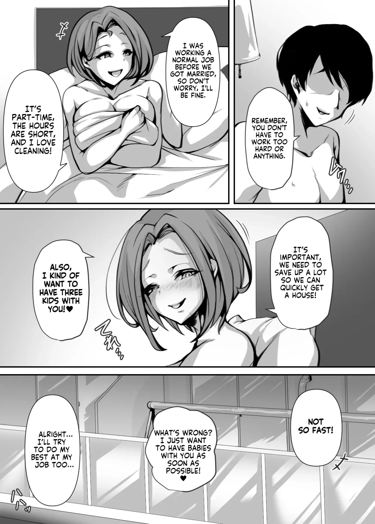 [Mitsumitsu Niku] Ohogoe wo Hiteishita Hitozuma ga Otosareru Hanashi | The Married Woman Who Denied Her Crazy Moans Was Defeated [English] [KM_42] - Page 7