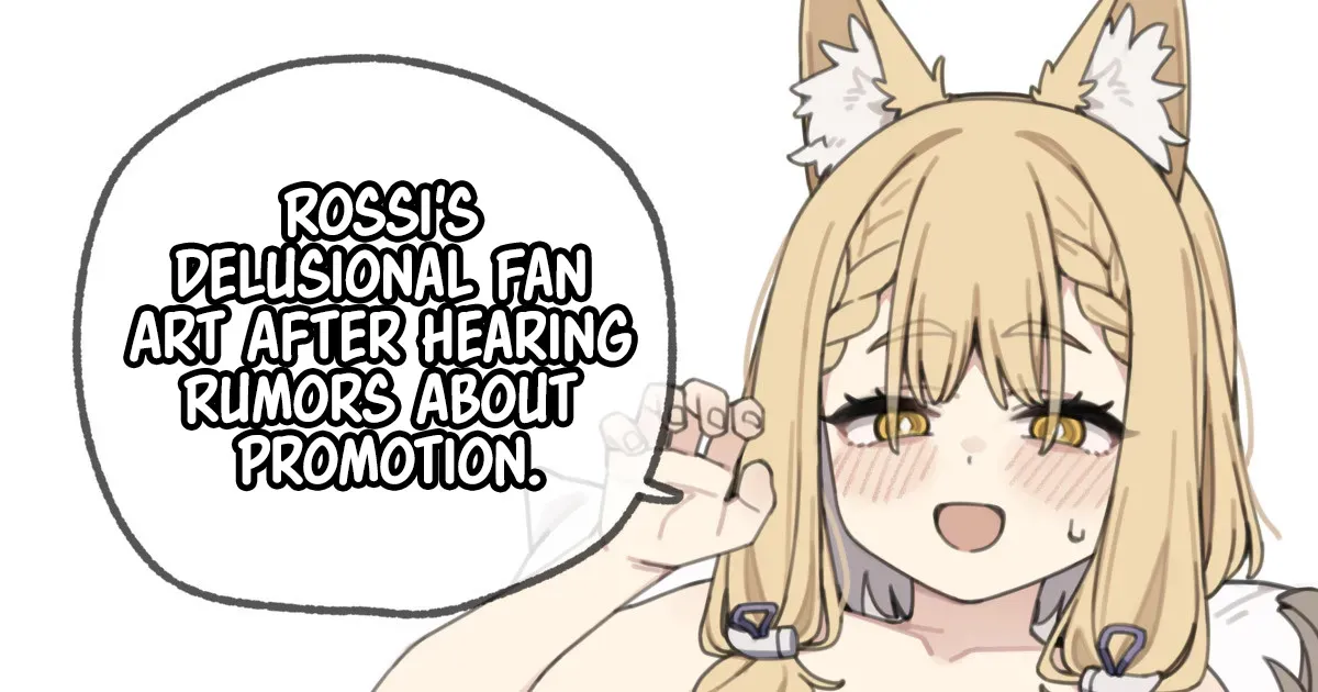 [Moo] Rossi's Delusional Fan Art After Hearing Rumors About Promotion. [English] [Sonarin迫] - Page 1