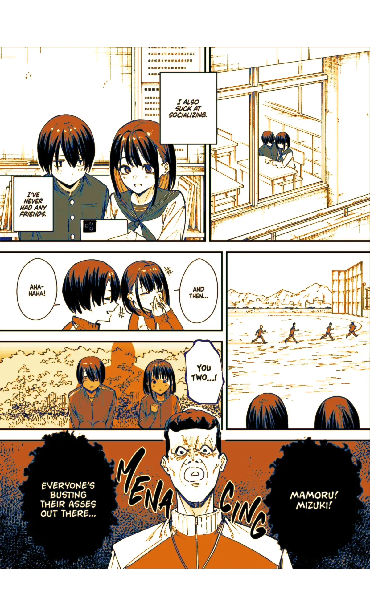 [Fuguta-ke] Kyonyuu no Tomodachi to Tsukiau made no Hanashi Maybe We'll Start Dating Someday [English] [J18] [Decensored] [Digital] [Sepia Colored] - Page 4