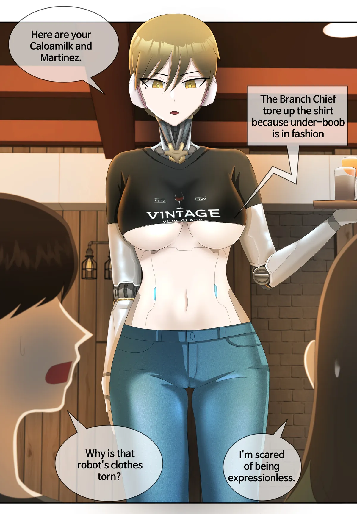 [ho-ze] The robot likes the manager - Page 1