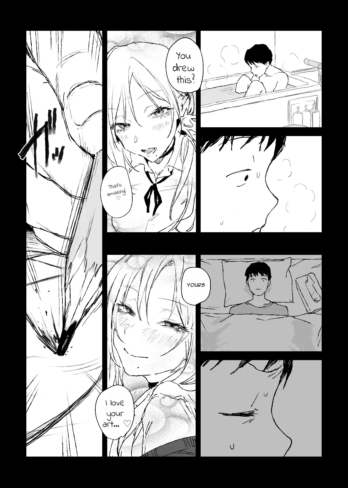 [Poriuretan] A Secret Sketch Session with My Favorite Gyaru [English] - Page 9