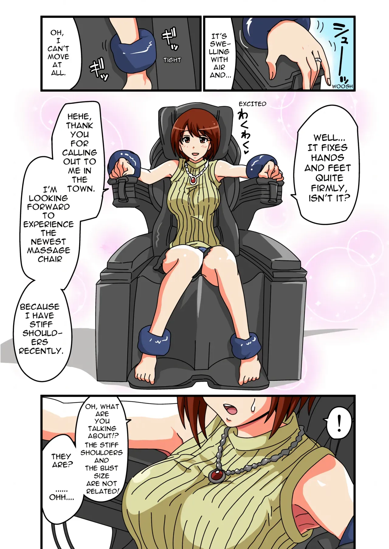 [Zetubou] Kusuguri Massage Chair (English) - Page 1