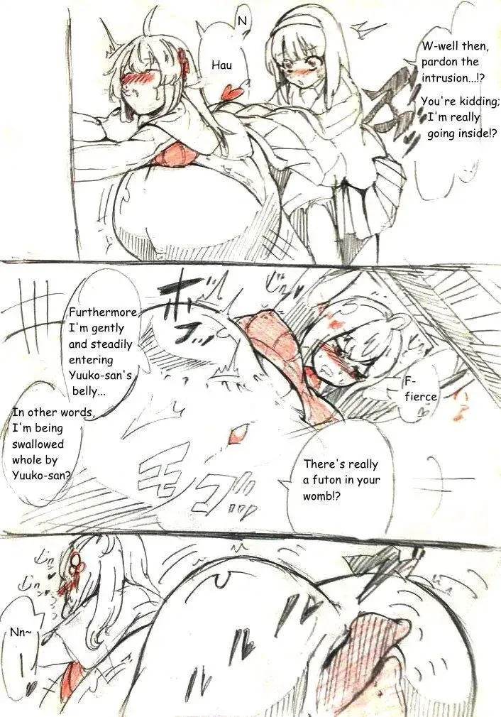 [kouka-ata5200] Yufuko made a friend lay down in the womb - Page 6