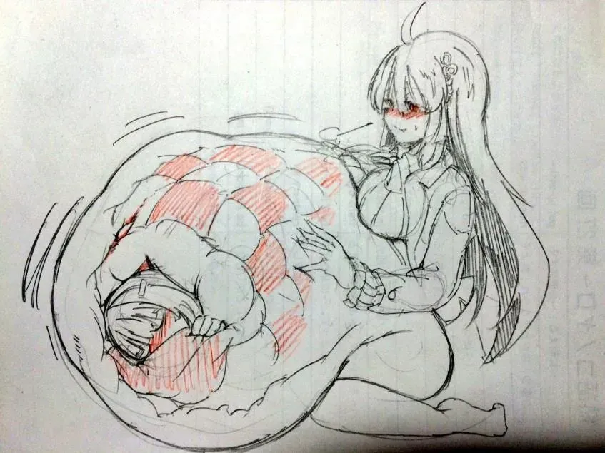 [kouka-ata5200] Yufuko made a friend lay down in the womb - Page 9