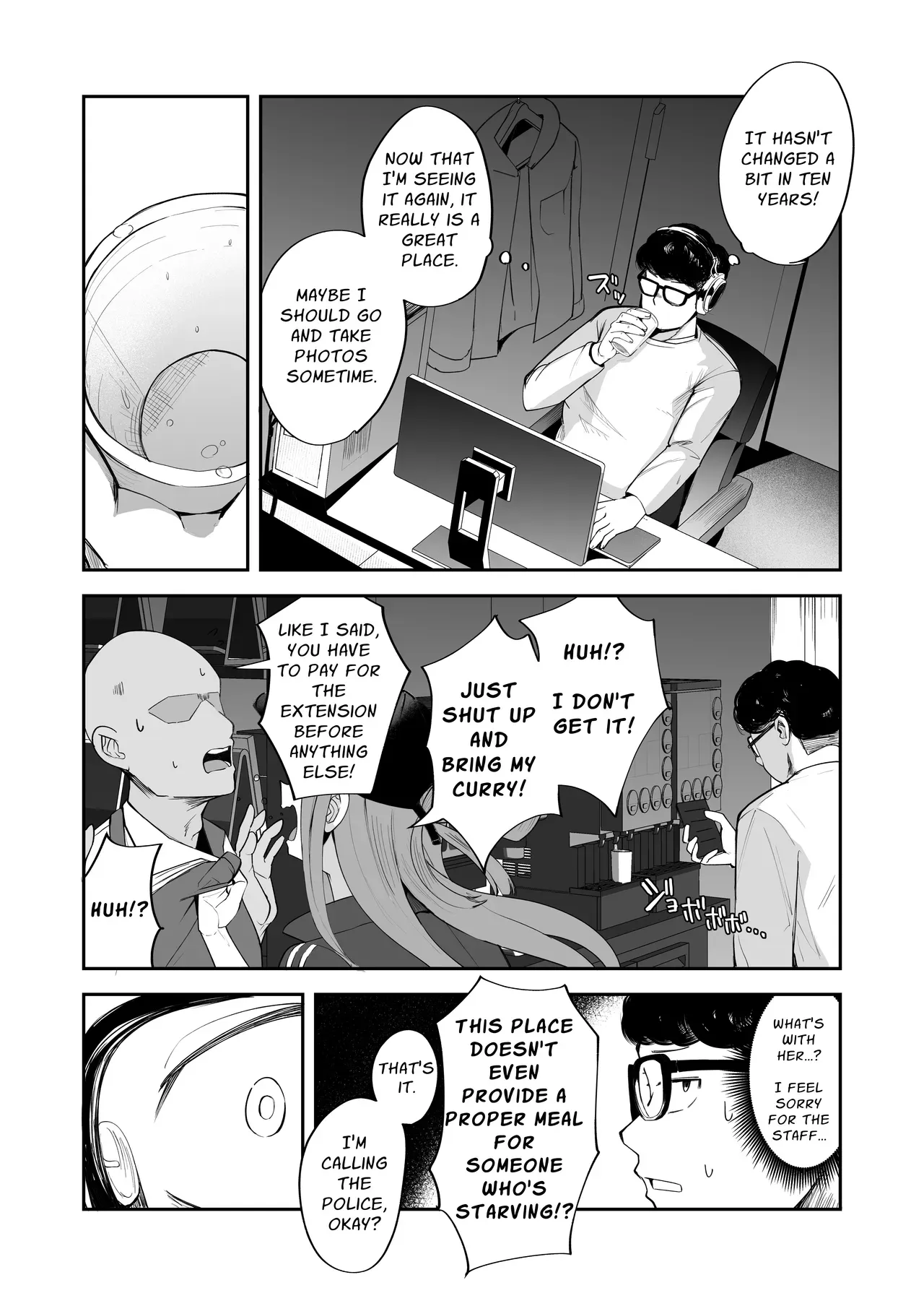 [FutamareLab (Akiamare)] Dickchick Net Cafe Refugee Mui Amakasu [English] [Solid Rose] - Page 8