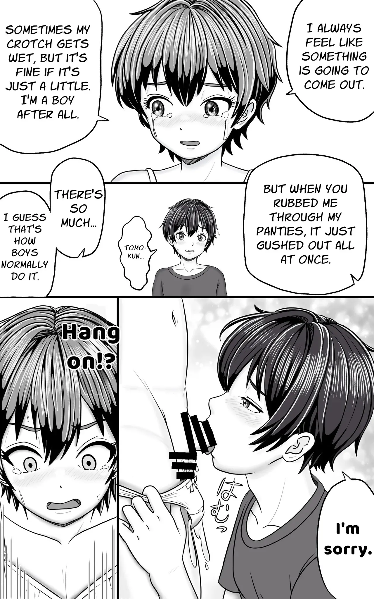 [Yas Yas Horny] Crossdressing Prettyboy Tomo is ALWAYS Wet [English] [Penguin Piper] - Page 7