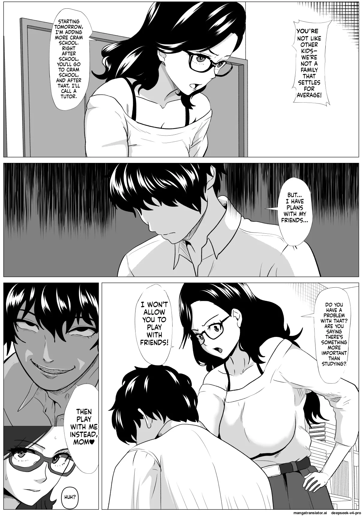 [Himegoto Jukujo] Kyouiku Mama Musuko no Chinpo ni Kyouiku Sareru - Page 3