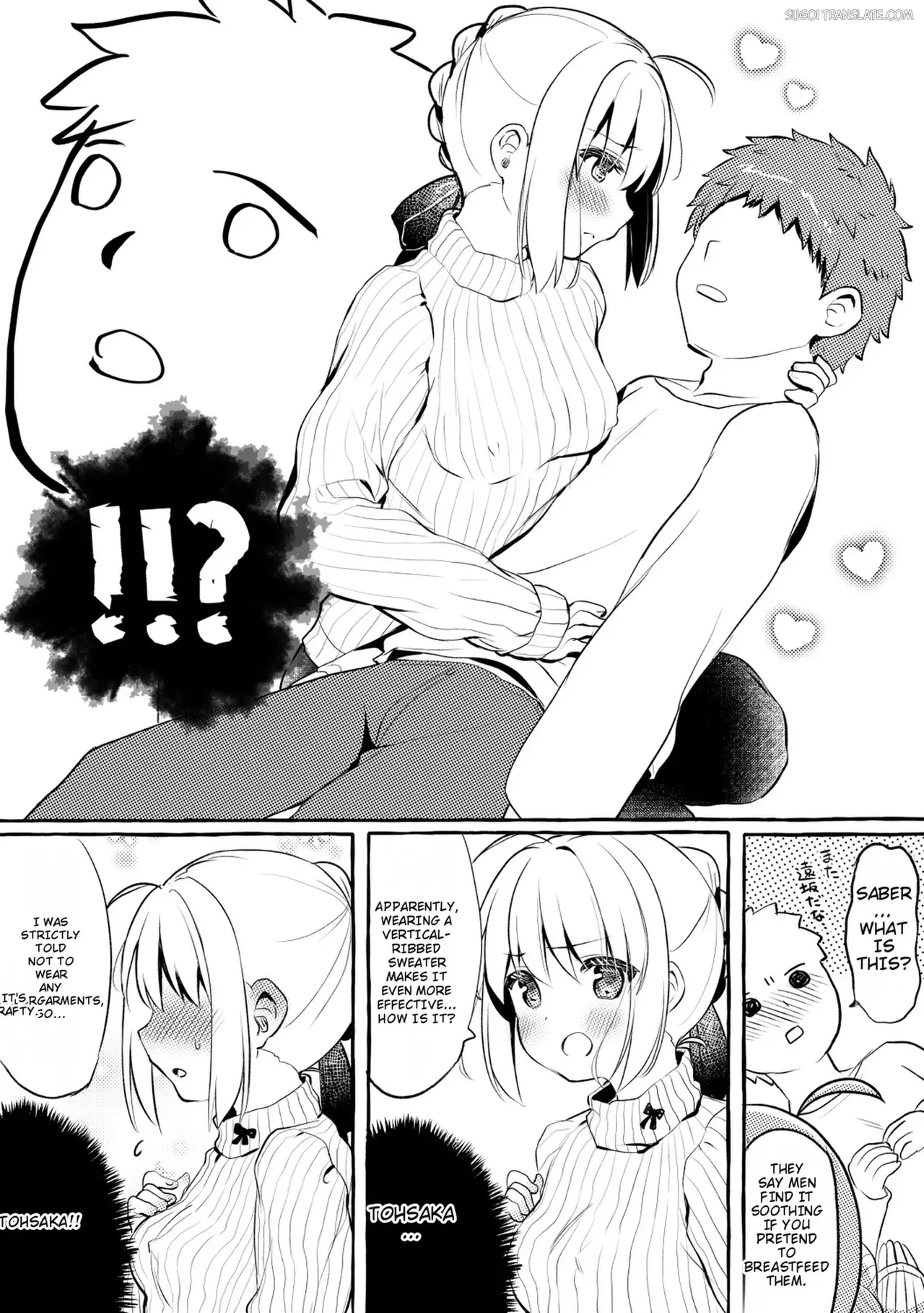 [Zawa Palette (Aizawa)] Saber-san no Oppai ni Amaetai. (Fate/stay night) [Digital] [English] [MTL] - Page 4
