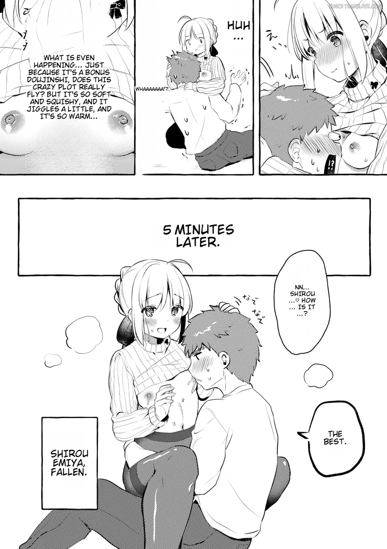 [Zawa Palette (Aizawa)] Saber-san no Oppai ni Amaetai. (Fate/stay night) [Digital] [English] [MTL] - Page 6